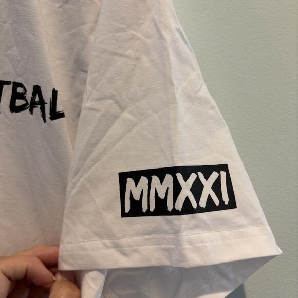 Bigger Than Basketball Shirt Mens Medium White Limited Edition MMXXI Graphic Tee - Picture 3 of 9